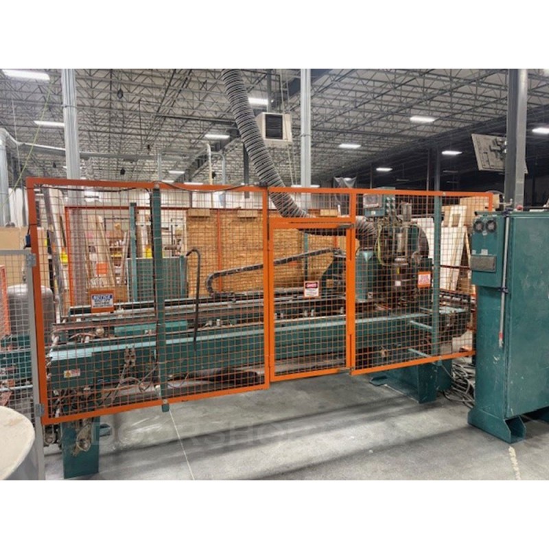 Kval DL-NCA Automatic Door Lite Cutter w/EP-1 Automatic Edge Prep Machine and Handler Auto Loader