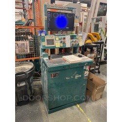 Kval DL-NCA Automatic Door Lite Cutter w/EP-1 Automatic Edge Prep Machine and Handler Auto Loader