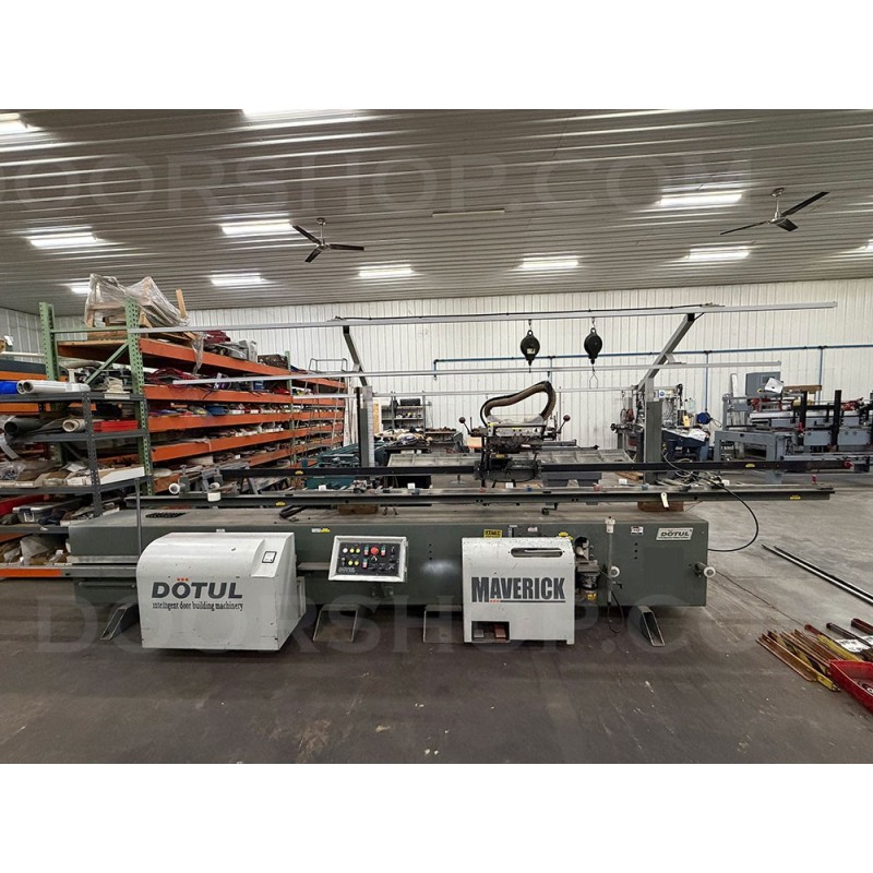 Dotul Maverick Prehung Door Machine with Beveler