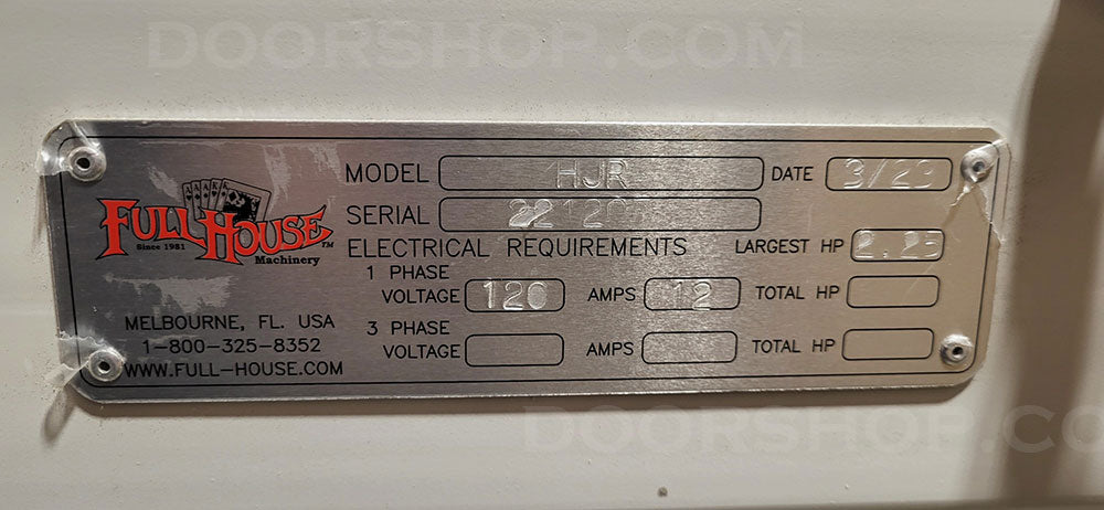 Full House Hinge Jamb Router (HJR)