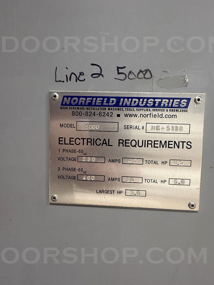 Norfield 5000 Automatic Prehung Door Line
