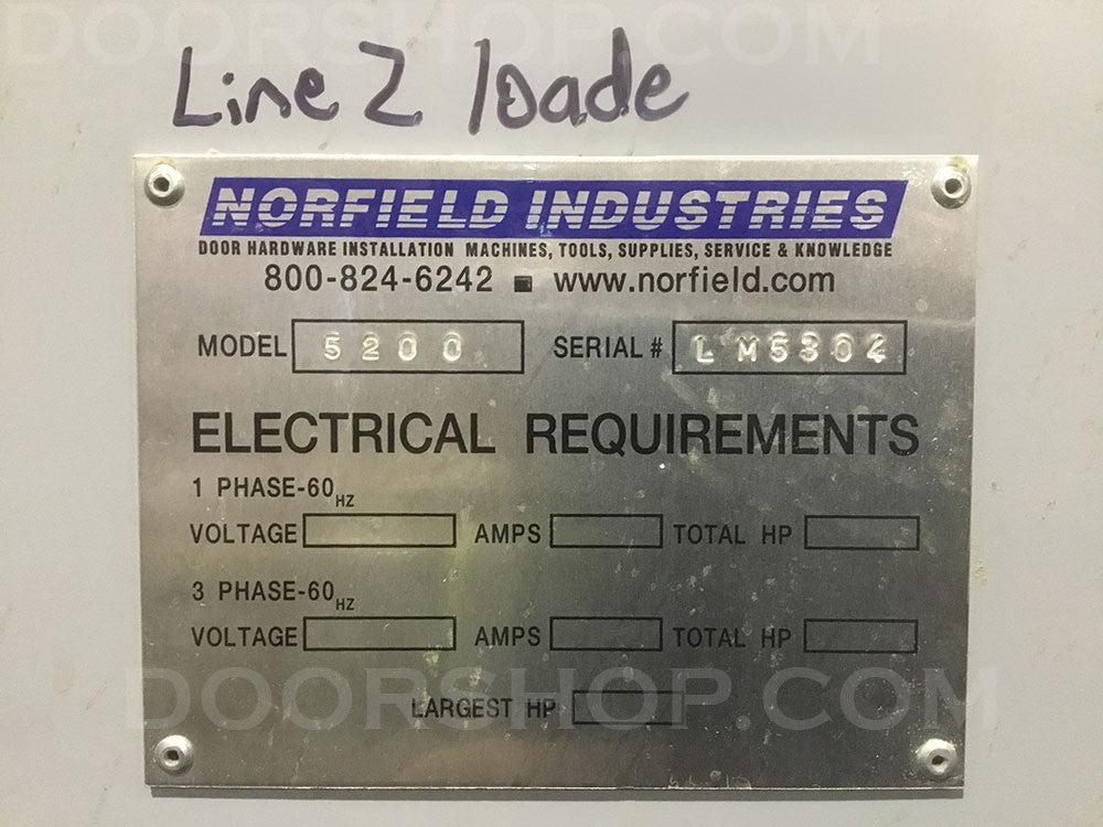 Norfield 5000 Automatic Prehung Door Line