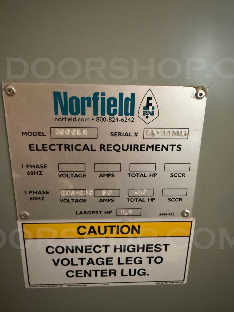 Norfield 3800LR Door Lite Machine