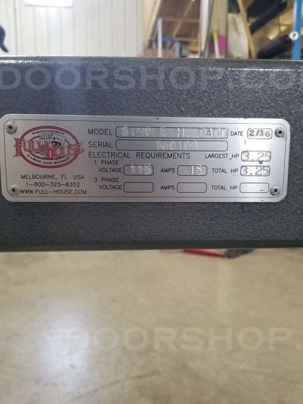 Full House Single Dado Jamb Router