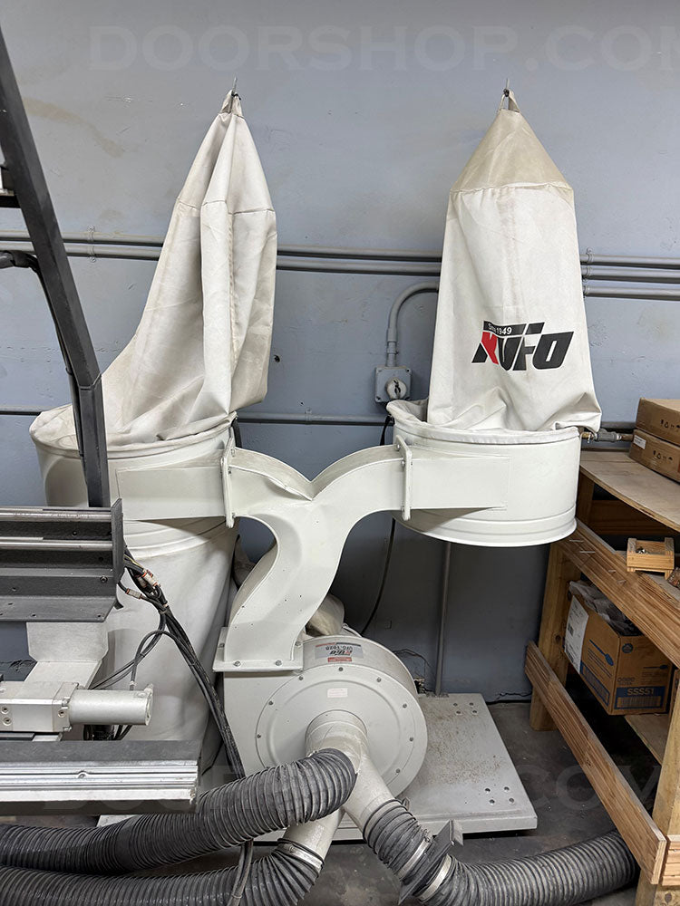Full House Diamond DLX Prehung Door Machine with Loader, Striker, and Clamp Table