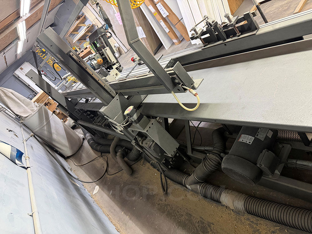 Full House Diamond DLX Prehung Door Machine with Loader, Striker, and Clamp Table