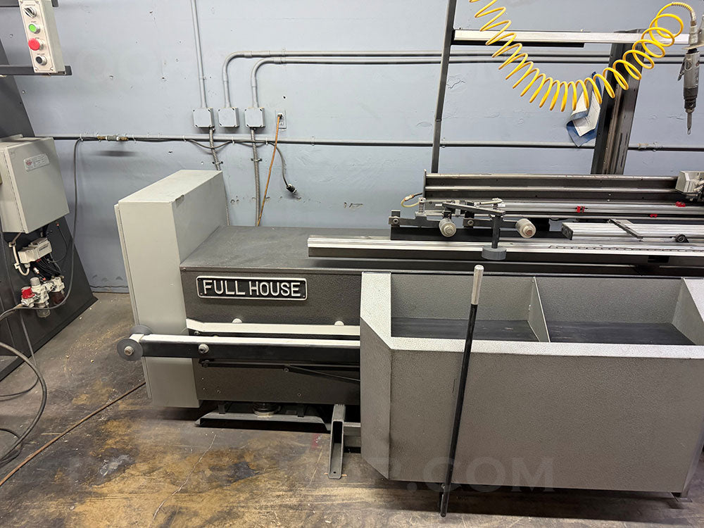 Full House Diamond DLX Prehung Door Machine with Loader, Striker, and Clamp Table