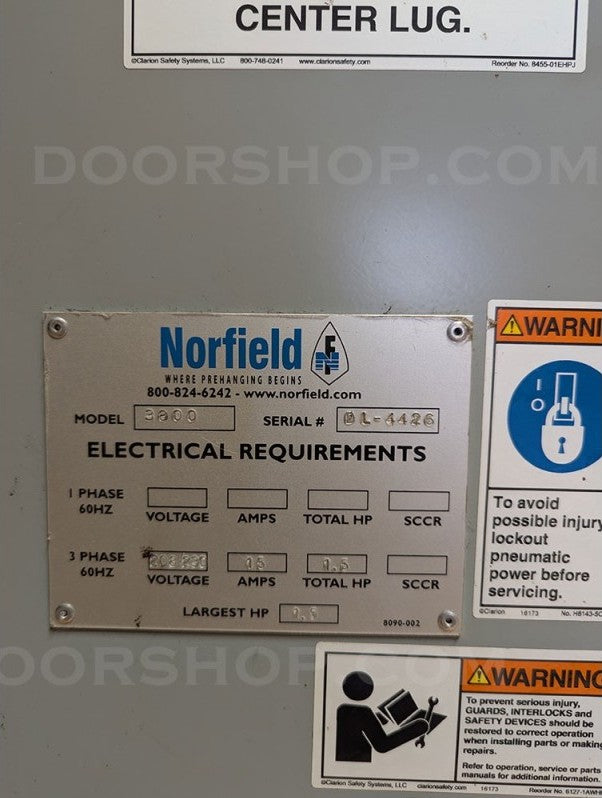 Norfield 3800 Door Lite Cutter
