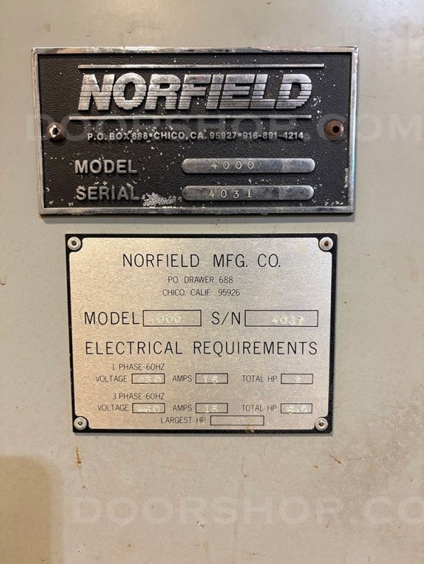 Norfield 4000 Automatic Prehung Door System
