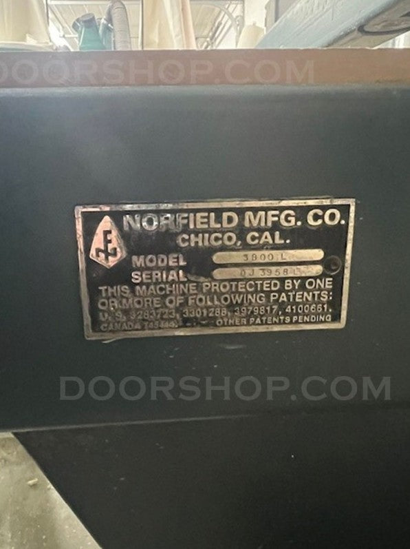 Norfield 3800L Door Lite Cutter with Lock and Latch Boring