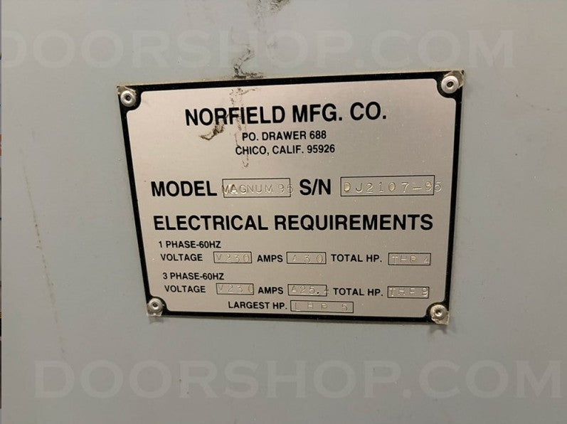 Norfield 95-Series Magnum Prehung Door Machine