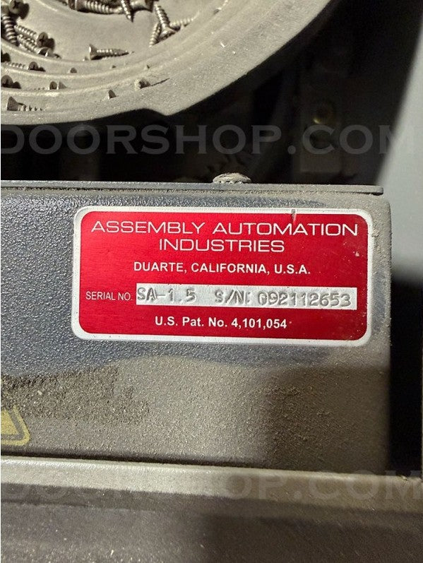 Assembly Automation SA-1.5 Automatic Screwfeeder for Horizontal Door Machine